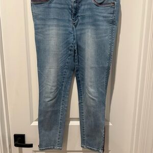 White House Black Market Light Blue Ankle Jeans